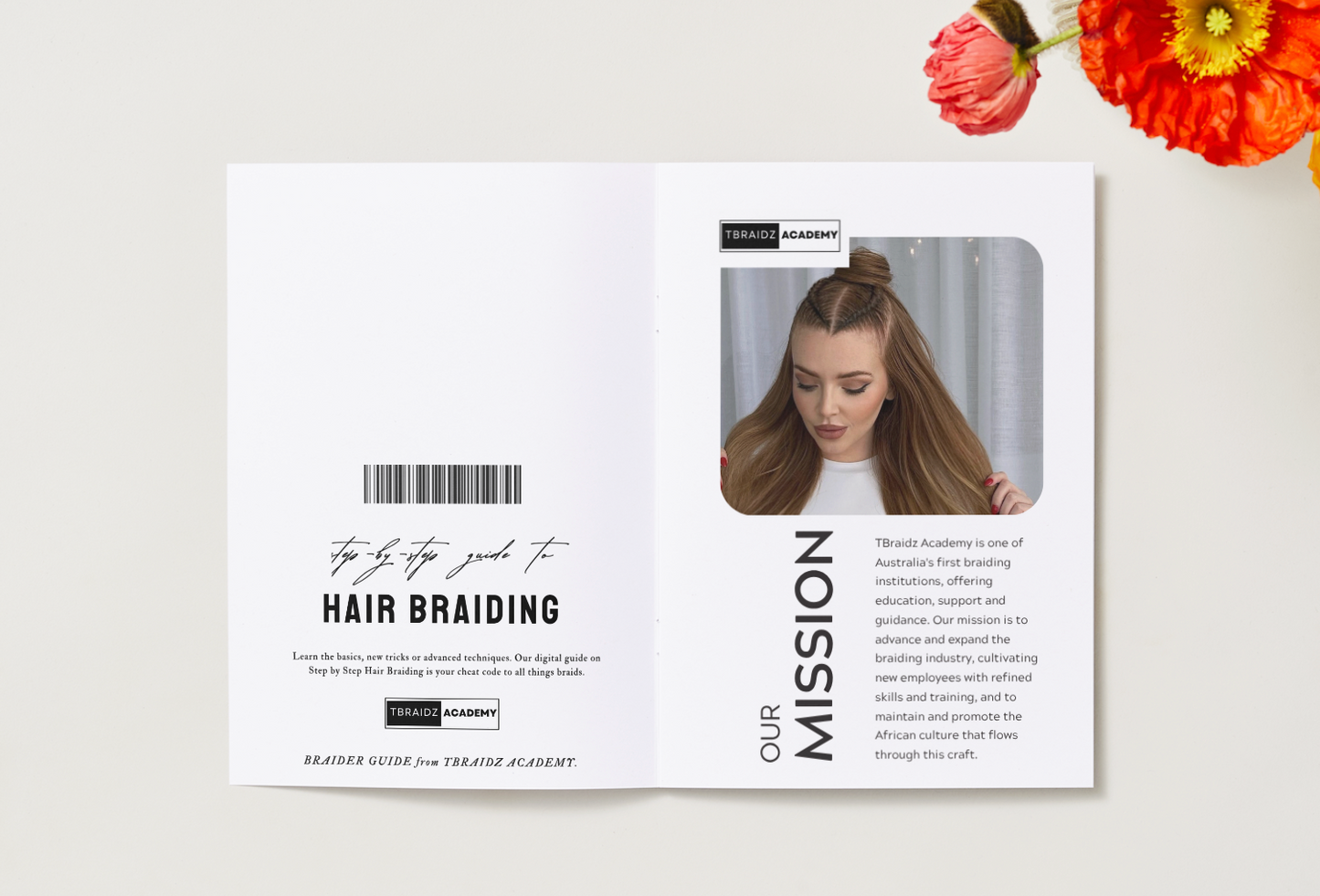 TBraidz Academy ONLINE E-BOOK | Hair Braiding Manual | Theory and Practical Components to Achieving a Dutch Braid Style.